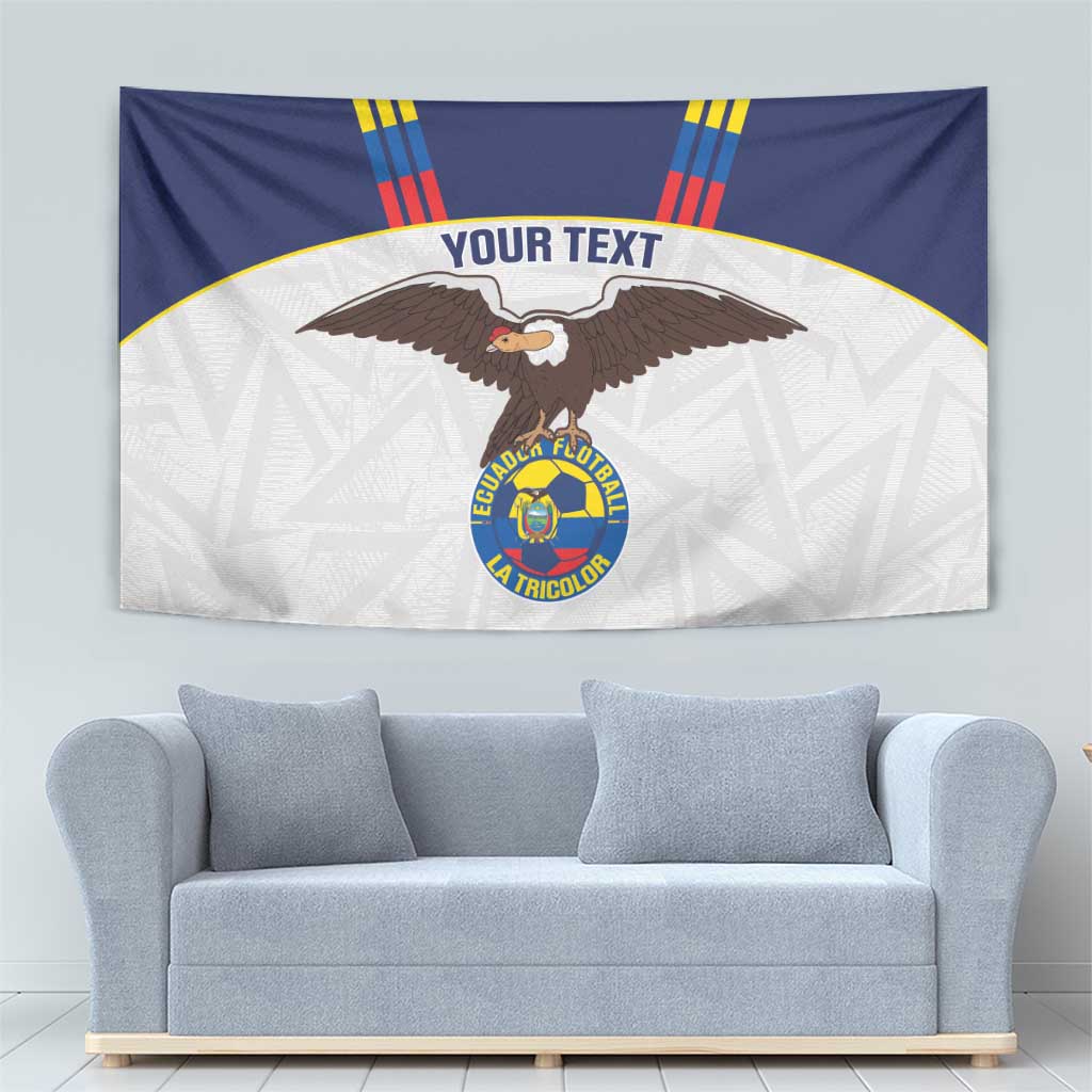 Custom Ecuador Football Tapestry La Tri Go Champions Condor Style