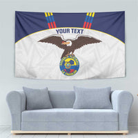 Custom Ecuador Football Tapestry La Tri Go Champions Condor Style
