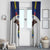Custom Ecuador Football Window Curtain La Tri Go Champions Condor Style