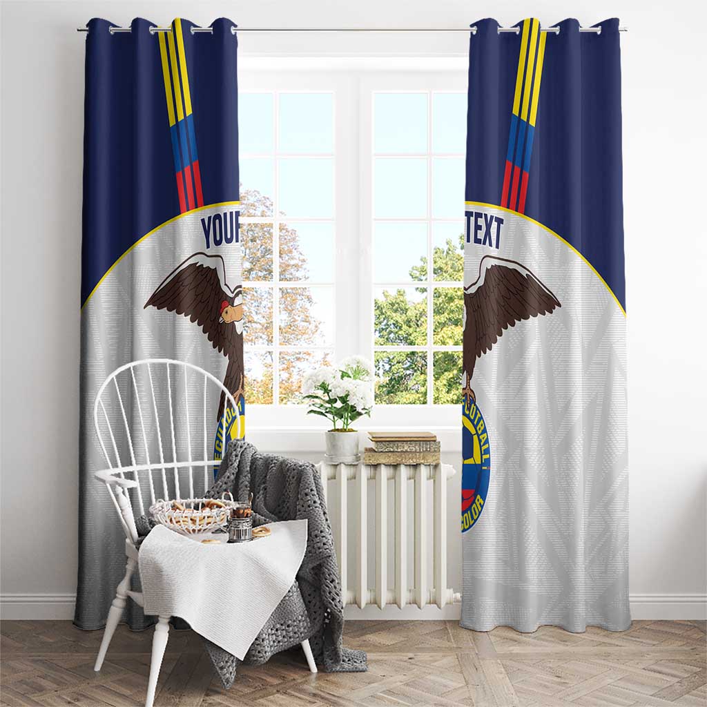 Custom Ecuador Football Window Curtain La Tri Go Champions Condor Style