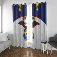 Custom Ecuador Football Window Curtain La Tri Go Champions Condor Style