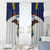 Custom Ecuador Football Window Curtain La Tri Go Champions Condor Style