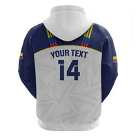 Custom Ecuador Football Zip Hoodie La Tri Go Champions Condor Style