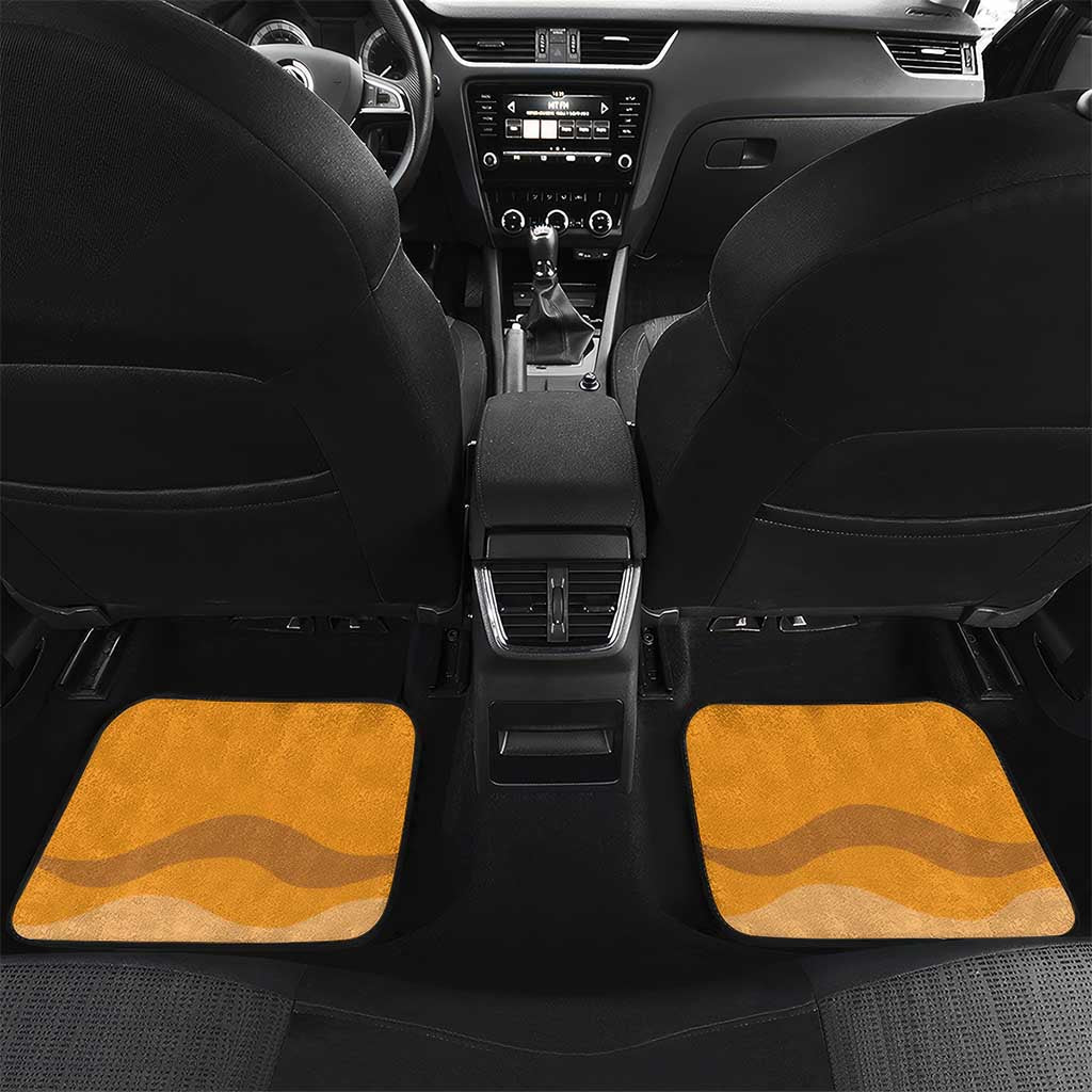 Custom Anguilla Football Car Mats Dolphins Coat Of Arms Style