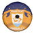 Custom Anguilla Football Spare Tire Cover Dolphins Coat Of Arms Style