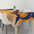 Custom Anguilla Football Tablecloth Dolphins Coat Of Arms Style