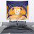 Custom Anguilla Football Tapestry Dolphins Coat Of Arms Style