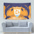Custom Anguilla Football Tapestry Dolphins Coat Of Arms Style