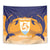 Custom Anguilla Football Tapestry Dolphins Coat Of Arms Style