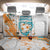 Custom Anguilla Football Back Car Seat Cover Go Champions Grunge Style