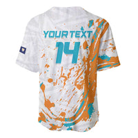 Custom Anguilla Football Baseball Jersey Go Champions Grunge Style