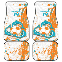 Custom Anguilla Football Car Mats Go Champions Grunge Style