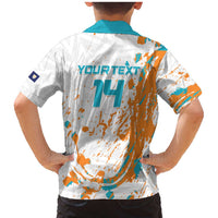 Custom Anguilla Football Family Matching Mermaid Dress and Hawaiian Shirt Go Champions Grunge Style