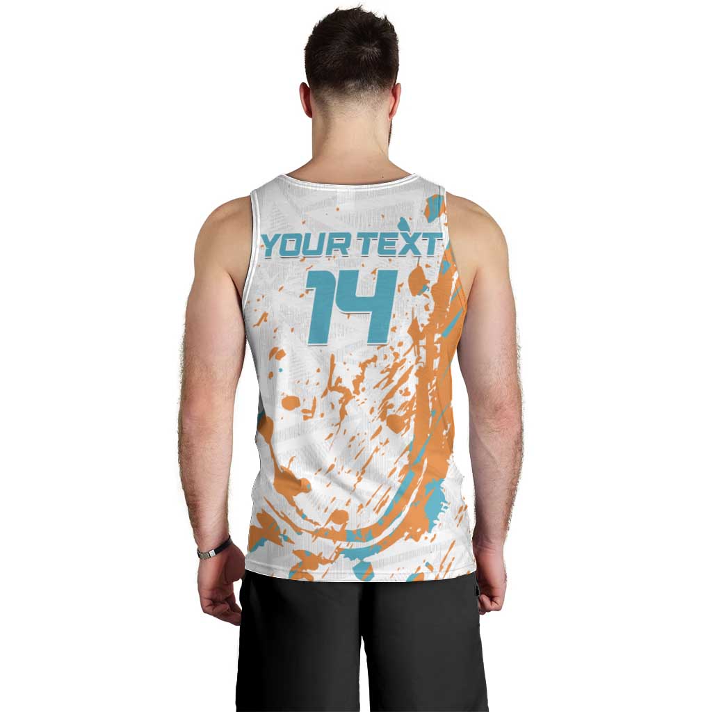 Custom Anguilla Football Men Tank Top Go Champions Grunge Style