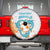 Custom Anguilla Football Spare Tire Cover Go Champions Grunge Style