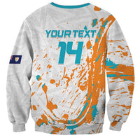 Custom Anguilla Football Sweatshirt Go Champions Grunge Style