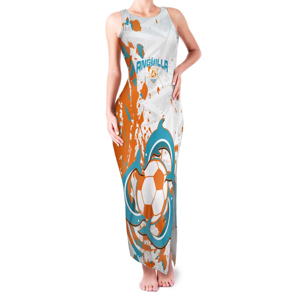 Custom Anguilla Football Tank Maxi Dress Go Champions Grunge Style
