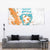Custom Anguilla Football Tapestry Go Champions Grunge Style