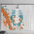 Custom Anguilla Football Window Curtain Go Champions Grunge Style