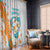 Custom Anguilla Football Window Curtain Go Champions Grunge Style
