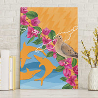 Anguilla Canvas Wall Art Coat Of Arms With Zenaida Dove