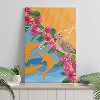 Anguilla Canvas Wall Art Coat Of Arms With Zenaida Dove
