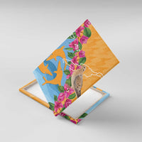 Anguilla Canvas Wall Art Coat Of Arms With Zenaida Dove