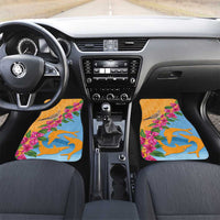 Anguilla Car Mats Coat Of Arms With Zenaida Dove