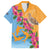 Anguilla Family Matching Summer Maxi Dress and Hawaiian Shirt Coat Of Arms With Zenaida Dove