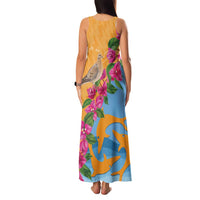 Anguilla Family Matching Tank Maxi Dress and Hawaiian Shirt Coat Of Arms With Zenaida Dove