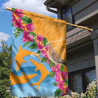 Anguilla Garden Flag Coat Of Arms With Zenaida Dove