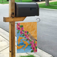 Anguilla Garden Flag Coat Of Arms With Zenaida Dove