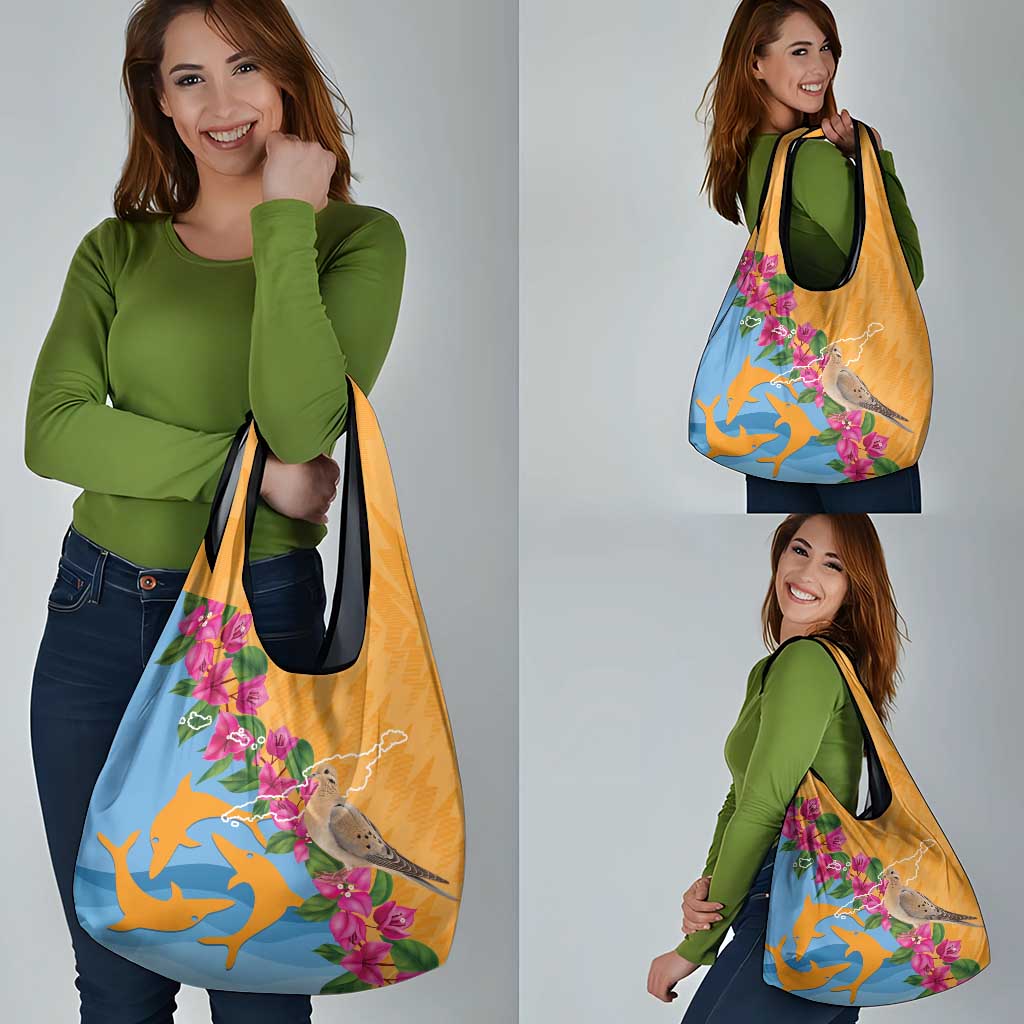 Anguilla Grocery Bag Coat Of Arms With Zenaida Dove