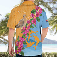 Anguilla Hawaiian Shirt Coat Of Arms With Zenaida Dove