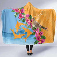 Anguilla Hooded Blanket Coat Of Arms With Zenaida Dove