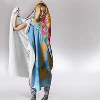 Anguilla Hooded Blanket Coat Of Arms With Zenaida Dove