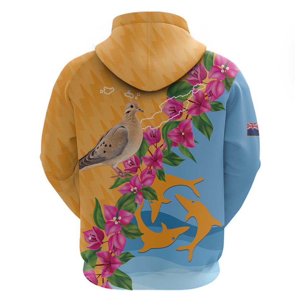Anguilla Hoodie Coat Of Arms With Zenaida Dove
