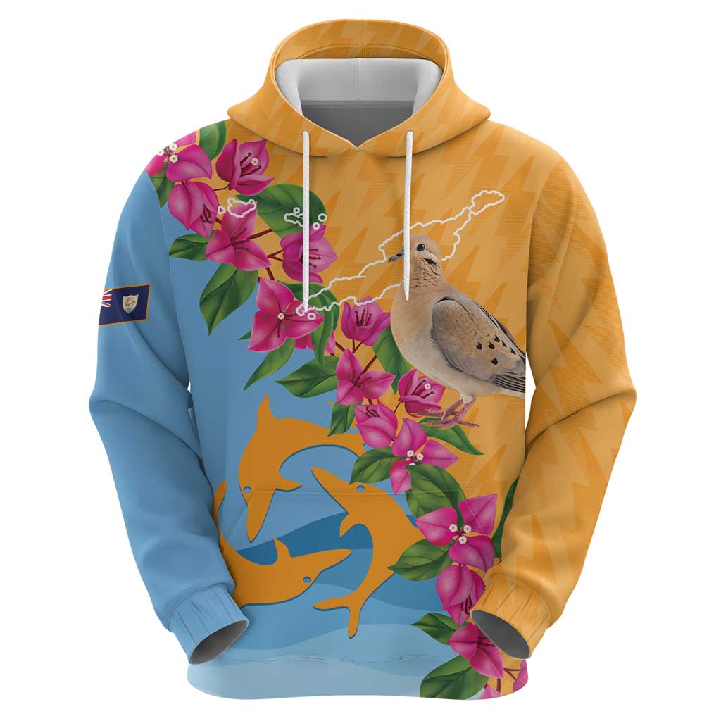 Anguilla Hoodie Coat Of Arms With Zenaida Dove