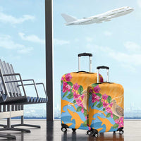 Anguilla Luggage Cover Coat Of Arms With Zenaida Dove