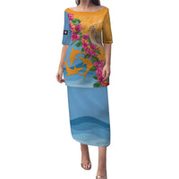 Anguilla Puletasi Coat Of Arms With Zenaida Dove