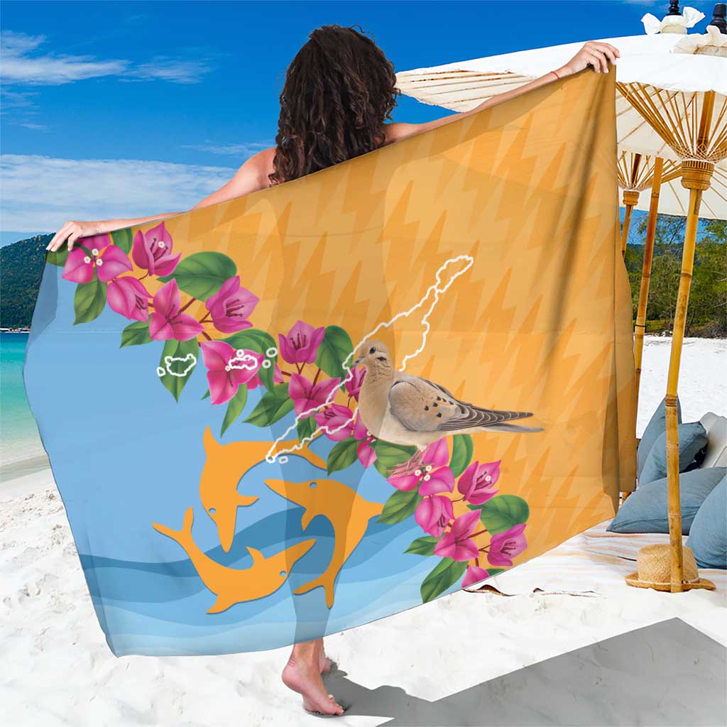 Anguilla Sarong Coat Of Arms With Zenaida Dove