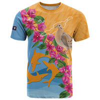 Anguilla T Shirt Coat Of Arms With Zenaida Dove