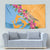 Anguilla Tapestry Coat Of Arms With Zenaida Dove