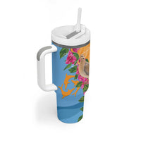 Anguilla Tumbler With Handle Coat Of Arms With Zenaida Dove