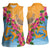 Anguilla Women Sleeveless Polo Shirt Coat Of Arms With Zenaida Dove