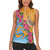 Anguilla Women Sleeveless Polo Shirt Coat Of Arms With Zenaida Dove