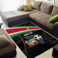 Custom Suriname Football 2026 Area Rug Come On Natio