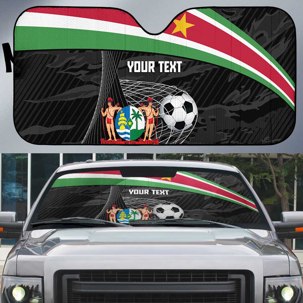 Custom Suriname Football 2026 Auto Sun Shade Come On Natio