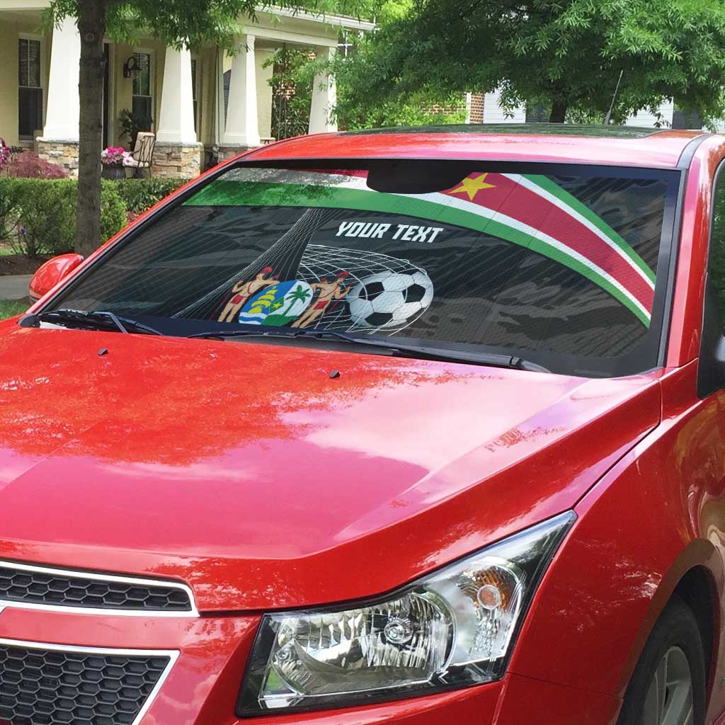 Custom Suriname Football 2026 Auto Sun Shade Come On Natio