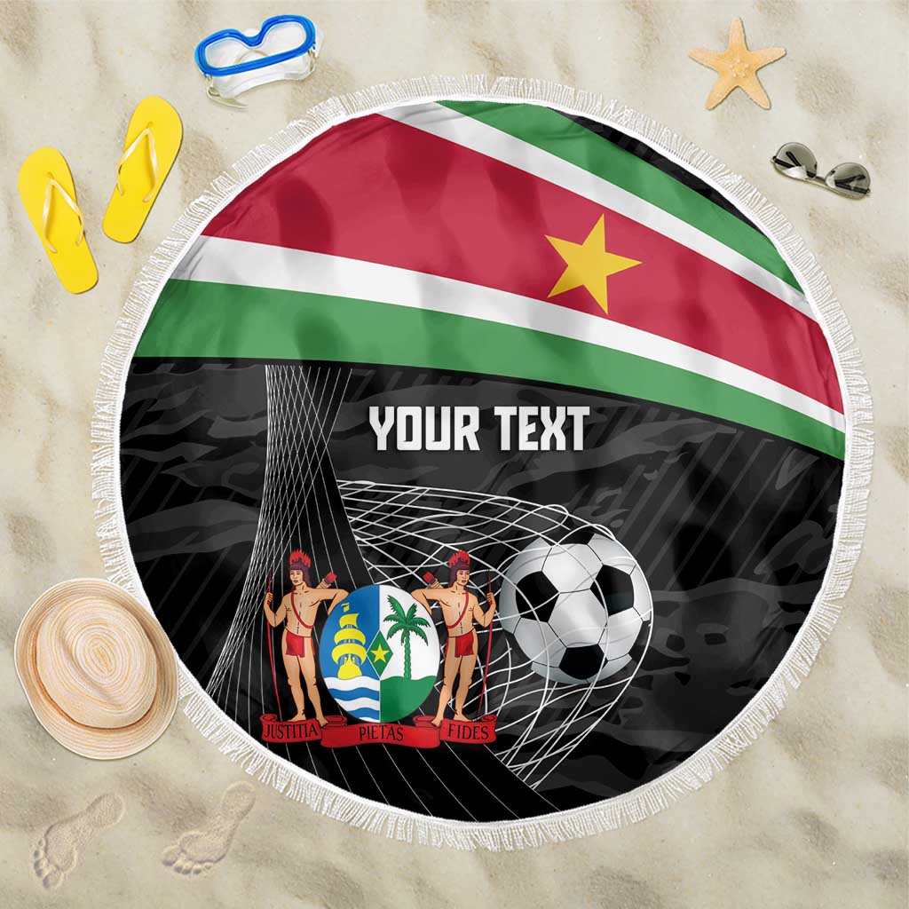 Custom Suriname Football 2026 Beach Blanket Come On Natio